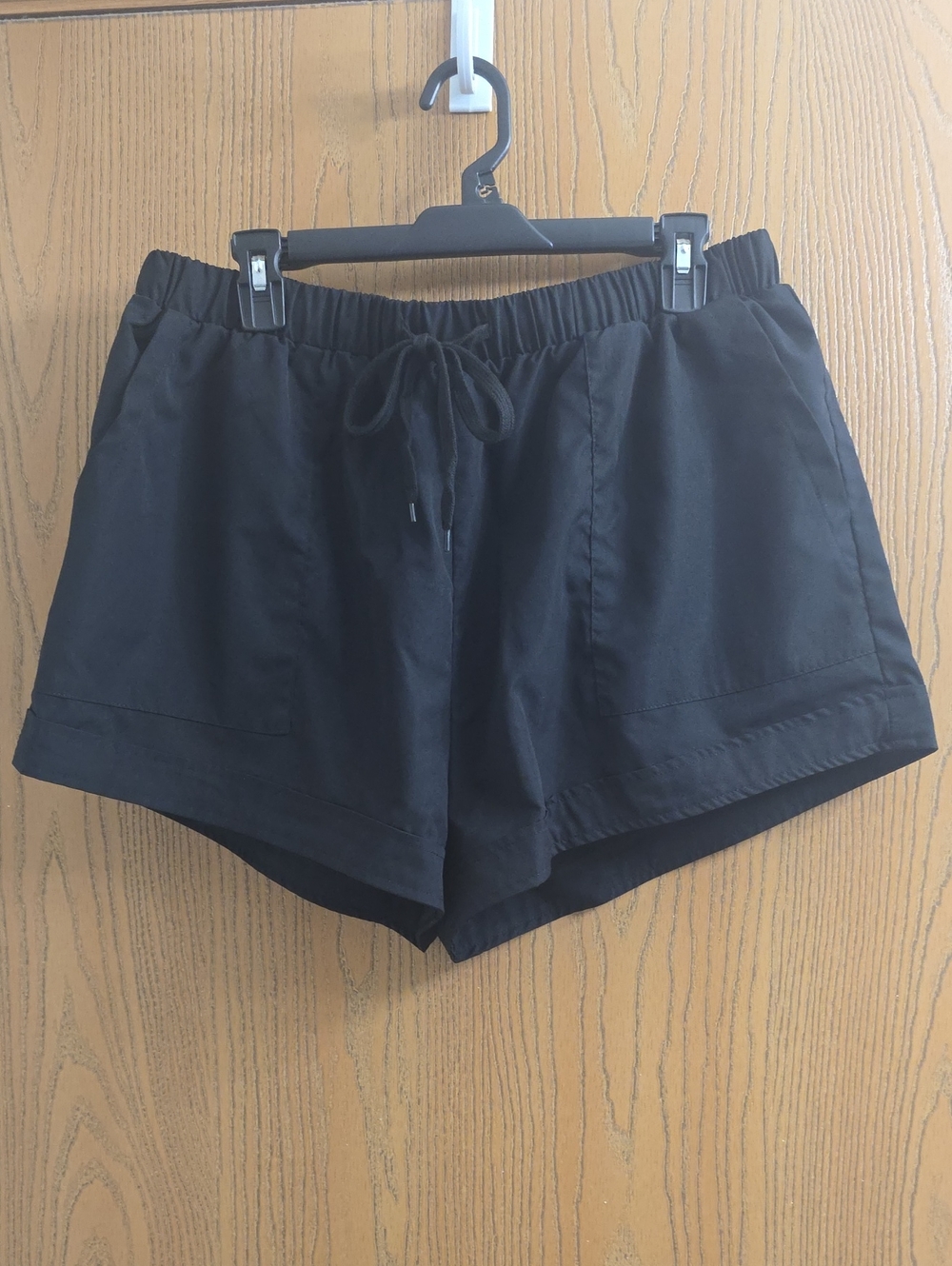 Women’s Black Drawstring Casual Shorts